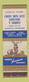 Matchbook Cover - Hartford Insurance Farmers Merchant State Bank Preston MN