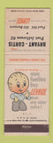 Matchbook Cover - Lennox Heating Furnace Bryant Curtis Port Jefferson NY?