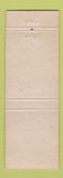 Matchbook Cover - Natcor Aluminum Nashville TN Taunton MA Dover TN