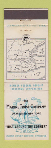 Matchbook Cover - Marine Trust Company Western NY