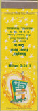 Matchbook Cover - Memphis Hotel Courts TN Holliday Inn