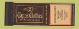 Matchbook Cover - Capps Clothes Rosenbaum's