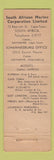 Matchbook Cover - South African Marine Corp Line Cruise WEAR