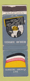 Matchbook Cover - Hamburg America Line Shipping? WORN