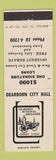 Matchbook Cover - City of Dearborn MI Employees Credit Union WHITE