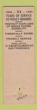 Matchbook Cover - Order of Railway Employee Insurance San Francisco CA