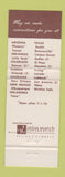 Matchbook Cover - La Quinta Motor Inns CHAIN