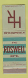Matchbook Cover - Roswell Hotel Del Rio TX