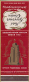 Matchbook Cover - hotel Governor Clinton New York City