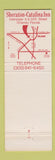 Matchbook Cover - Shearton Hotel Catalina Inn Orlando FL