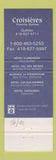 Matchbook Cover - Famille Dufour Hotels Cruises