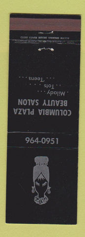 Matchbook Cover - Columbia Plaza Beauty Salon