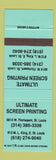 Matchbook Cover - Ultimate Screen Printing St Louis MO East St Louis IL