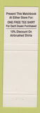 Matchbook Cover - Ultimate Screen Printing St Louis MO East St Louis IL