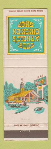 Matchbook Cover - Eddy Arnold's Chicken Shop Musician