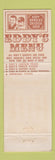 Matchbook Cover - Eddy Arnold's Chicken Shop Musician