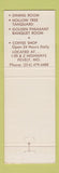 Matchbook Cover - Robin Hood Restaurant Pevely MO