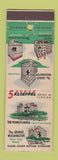 Matchbook Cover - Kloeppel Hotels Jacksonville West Palm Beach FL