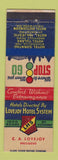 Matchbook Cover - Lovejoy Hotel System Evansville IN Nashville TN St Louis MO