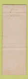 Matchbook Cover - Lovejoy Hotel System Evansville IN Nashville TN St Louis MO