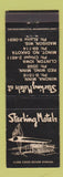 Matchbook Cover - Sterling Motels Red Wing Winona MN Clinton IA Madison WI