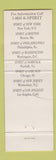Matchbook Cover - The Spirits New York City Weehawken NJ Cruise