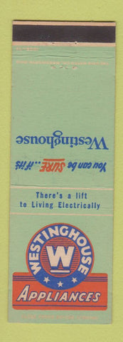 Matchbook Cover - Westinghouse Appliances