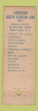 Matchbook Cover - American South African Line Freight
