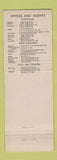 Matchbook Cover - Port Line London UK Freight