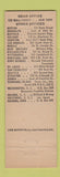 Matchbook Cover - Luckenbach Lines Freight  WEAR