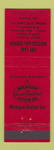 Matchbook Cover - Fife Lake Bottles Gas Service MI