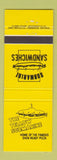 Matchbook Cover - Yellow Submarine Sandwiches pizza Moose Jaw Saskatoon SK