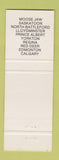 Matchbook Cover - Yellow Submarine Sandwiches pizza Moose Jaw Saskatoon SK