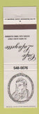 Matchbook Cover - Cafe Lafayette Alexandria VA