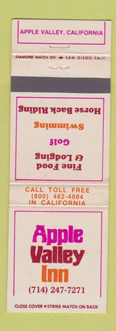 Matchbook Cover - Apple Valley Inn CA