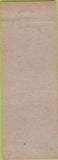 Matchbook Cover - Custer Hotel Cafe Custer MT