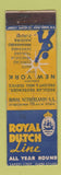 Matchbook Cover - Royal Dutch Line Cruise Royal Netherlands SS WEAR