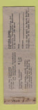 Matchbook Cover - Royal Dutch Line Cruise Royal Netherlands SS WEAR