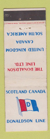 Matchbook Cover - Scotland Canada Donaldson Line WEAR