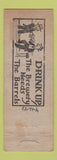 Matchbook Cover - Thomas Cocco Mush Bar? Elmira NY pinup WEAR