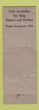Matchbook Cover - 13th Division Club Portsmouth VA WORN
