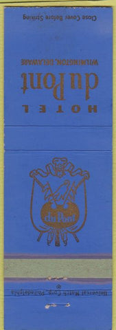 Matchbook Cover - Hotel DuPont Wilmington DE