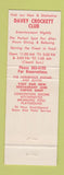 Matchbook Cover - Alamo Plaza Motel Little Rock AR