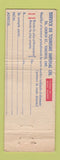 Matchbook Cover - Esso oil gas Nap Fontaine Bromptonville QC WORN