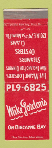 Matchbook Cover - Mike Gordon's Restaurant Miami FL