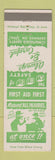 Matchbook Cover - IOW Construction Safety
