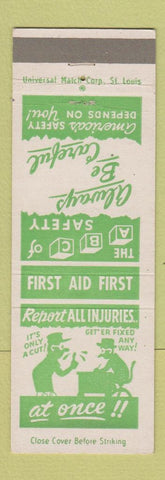 Matchbook Cover - IOW Construction Safety
