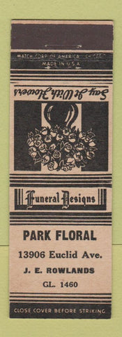 Matchbook Cover - Park Floral Flowers Cleveland?