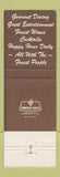 Matchbook Cover - Charlie's Seaside Cafe Ventura CA
