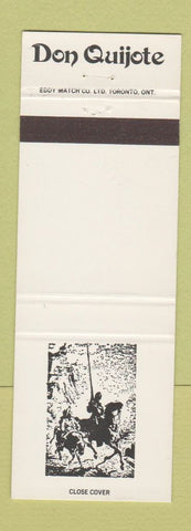 Matchbook Cover - Don Quijote Toronto ON